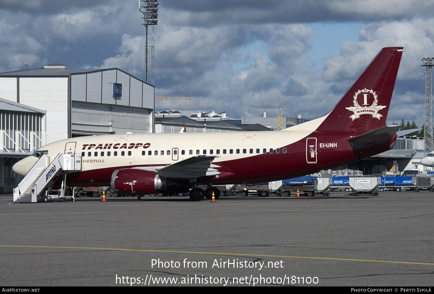 Aircraft Photo of EI-UNH | Boeing 737-524 | Transaero Airlines | AirHistory.net #181100