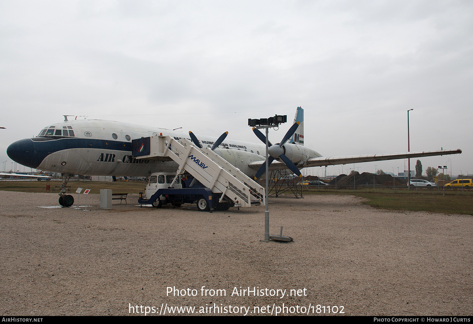 Aircraft Photo of HA-MOG | Ilyushin Il-18Gr | Malév - Hungarian Airlines Air Cargo | AirHistory.net #181102