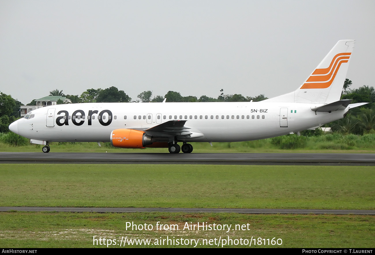 Aircraft Photo of 5N-BIZ | Boeing 737-4B7 | AeroContractors of Nigeria | AirHistory.net #181160