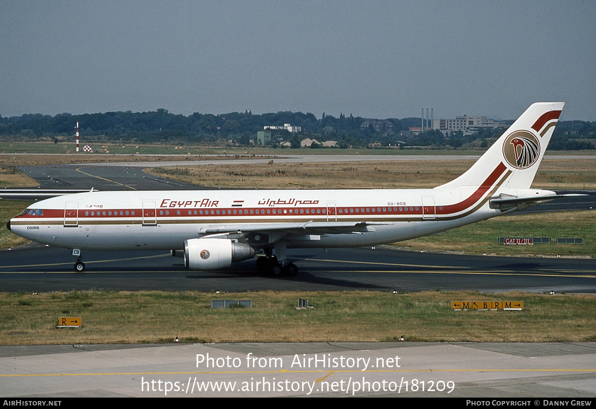 Aircraft Photo of SU-BCB | Airbus A300B4-203 | EgyptAir | AirHistory.net #181209