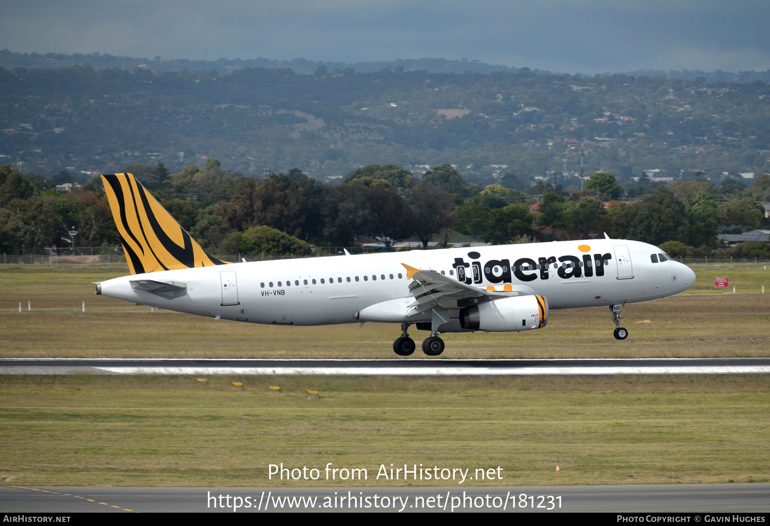 Aircraft Photo of VH-VNB | Airbus A320-232 | Tigerair | AirHistory.net #181231