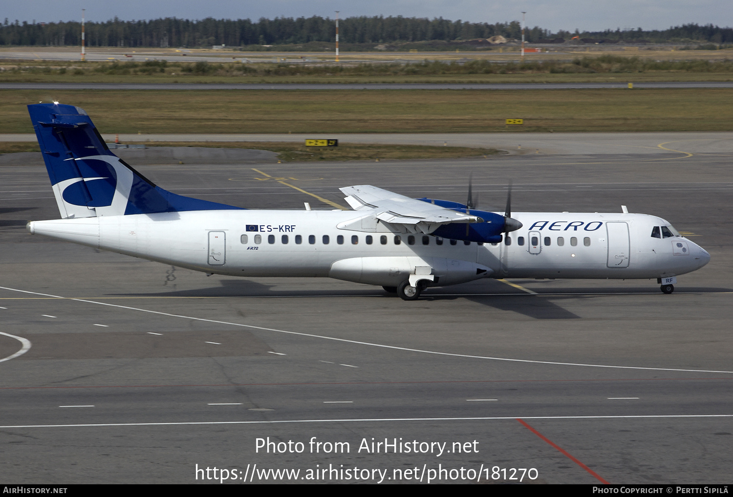 Aircraft Photo of ES-KRF | ATR ATR-72-201 | Aero Airlines | AirHistory.net #181270