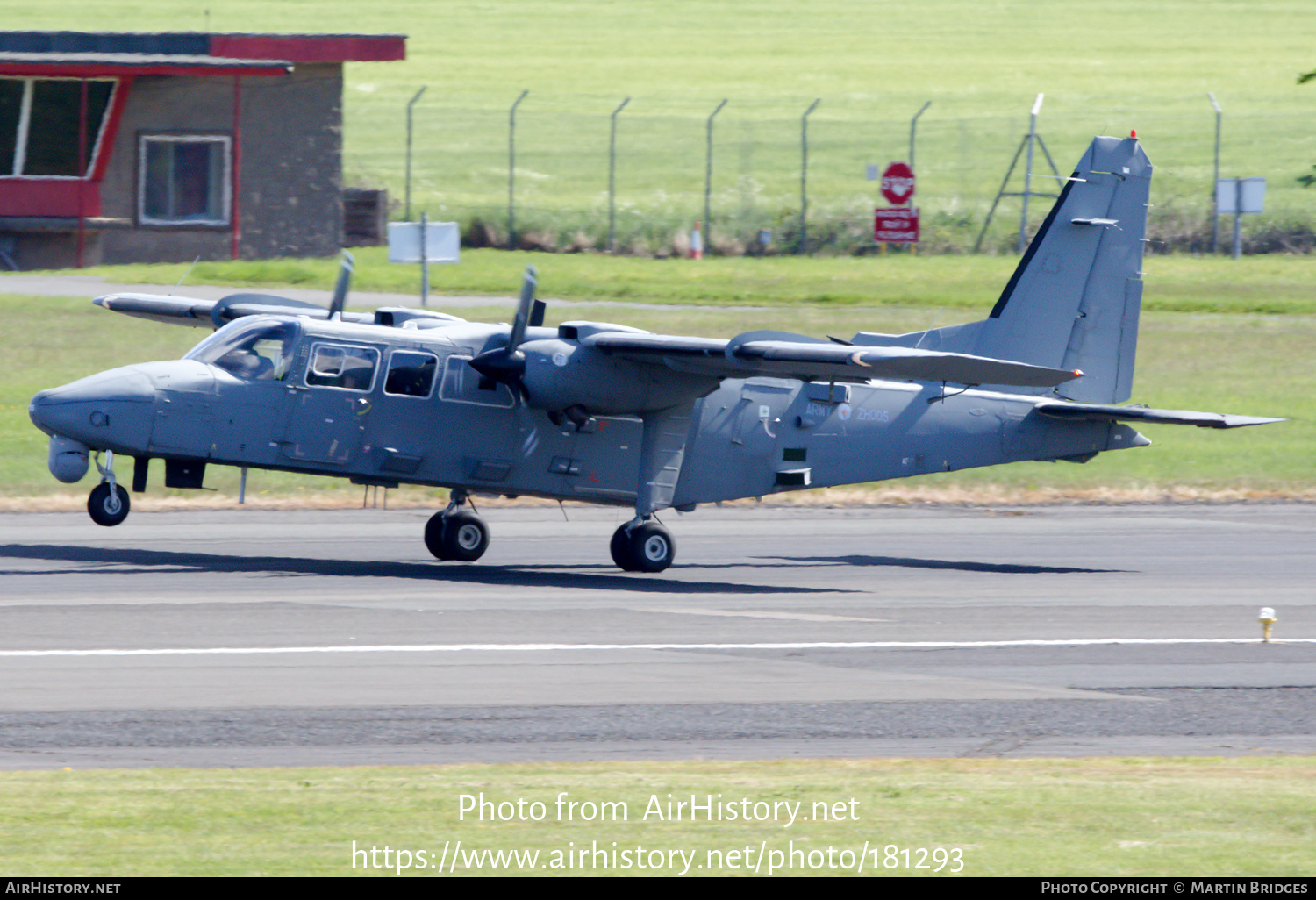 Aircraft Photo of ZH005 | Britten-Norman BN-2T-4S Defender AL2 | UK - Army | AirHistory.net #181293