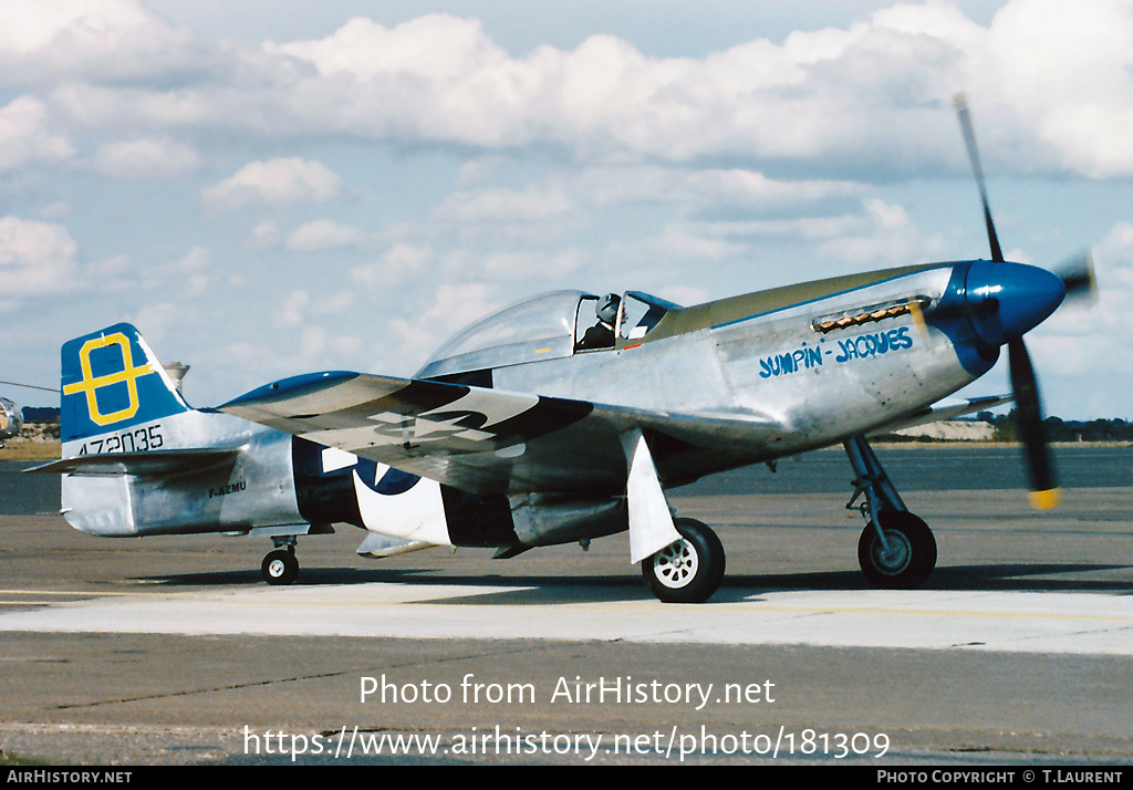 Aircraft Photo of F-AZMU | North American P-51D Mustang | USA - Air Force | AirHistory.net #181309