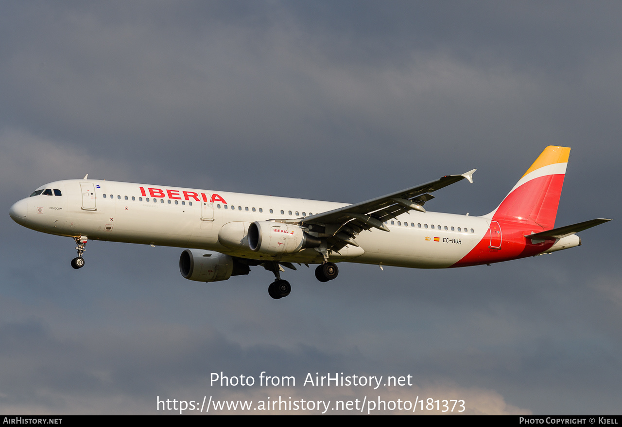 Aircraft Photo of EC-HUH | Airbus A321-211 | Iberia | AirHistory.net #181373