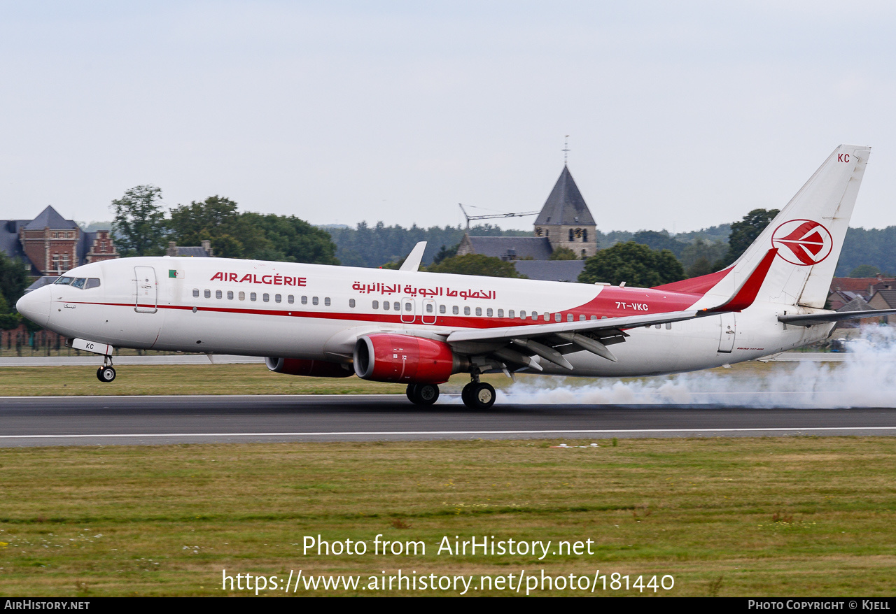 Aircraft Photo of 7T-VKC | Boeing 737-8D6 | Air Algérie | AirHistory.net #181440