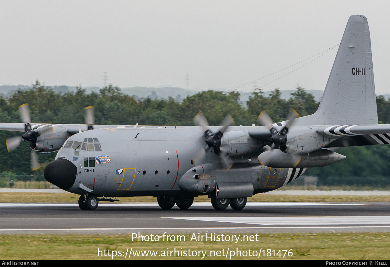 Aircraft Photo of CH-11 | Lockheed C-130H Hercules | Belgium - Air Force | AirHistory.net #181476