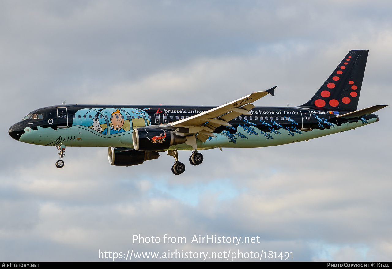 Aircraft Photo of OO-SNB | Airbus A320-214 | Brussels Airlines | AirHistory.net #181491