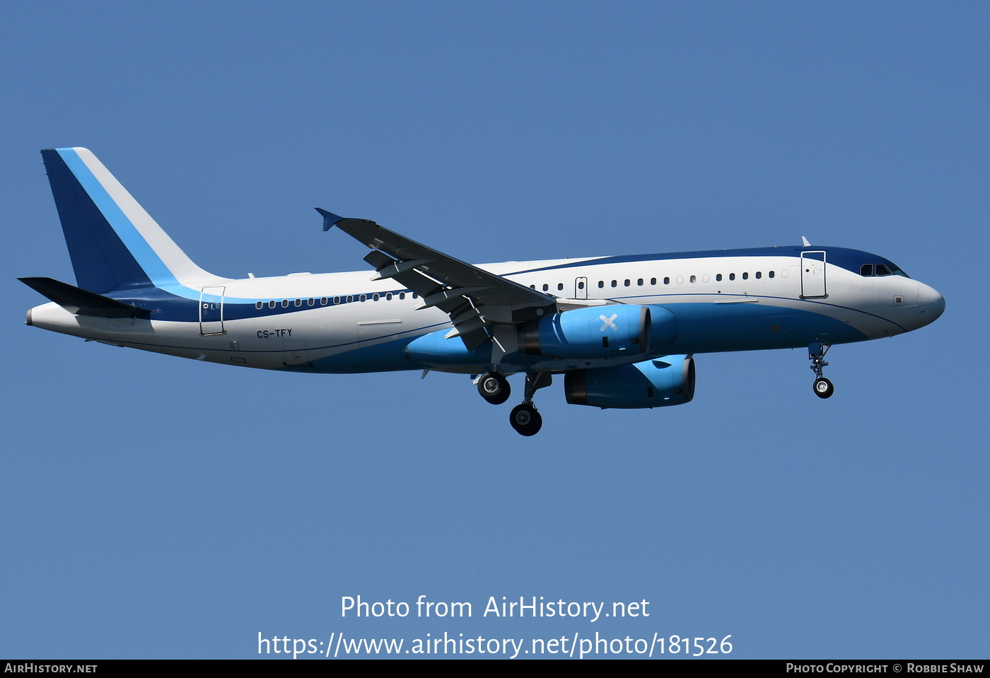 Aircraft Photo of CS-TFY | Airbus ACJ320 (A320-232/CJ) | Luxaviation | AirHistory.net #181526