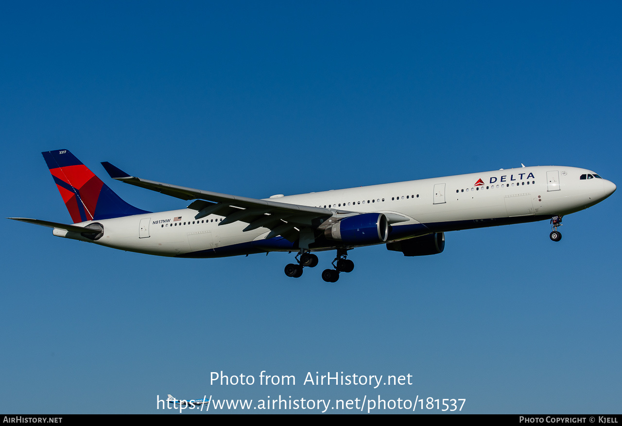Aircraft Photo of N817NW | Airbus A330-323 | Delta Air Lines | AirHistory.net #181537