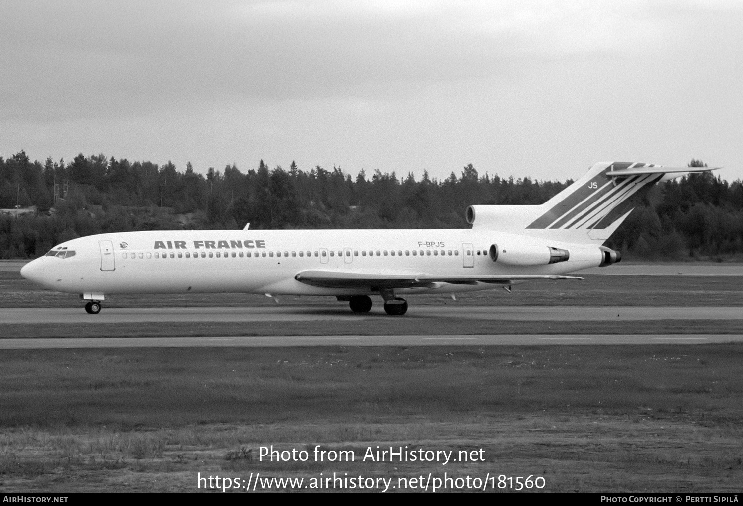 Aircraft Photo of F-BPJS | Boeing 727-228 | Air France | AirHistory.net #181560