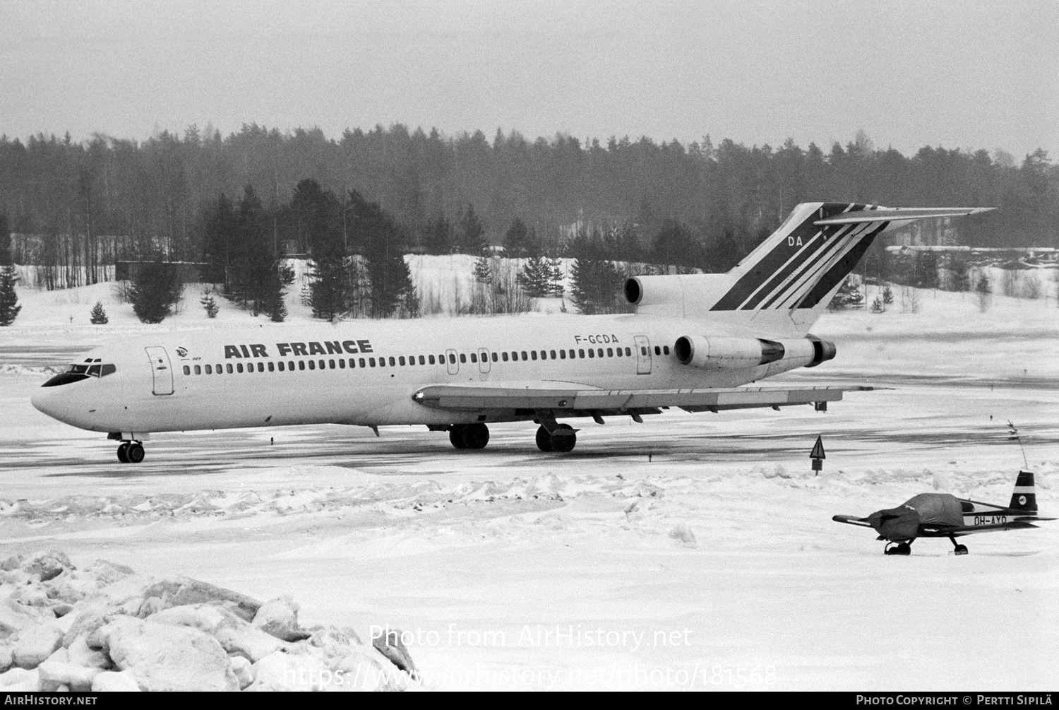 Aircraft Photo of F-GCDA | Boeing 727-228/Adv | Air France | AirHistory.net #181568