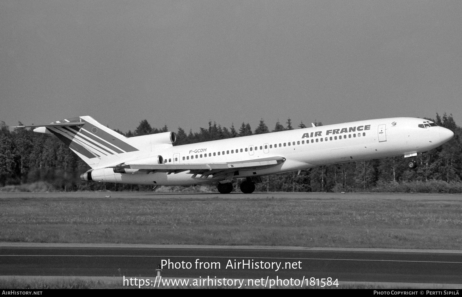 Aircraft Photo of F-GCDH | Boeing 727-228/Adv | Air France | AirHistory.net #181584