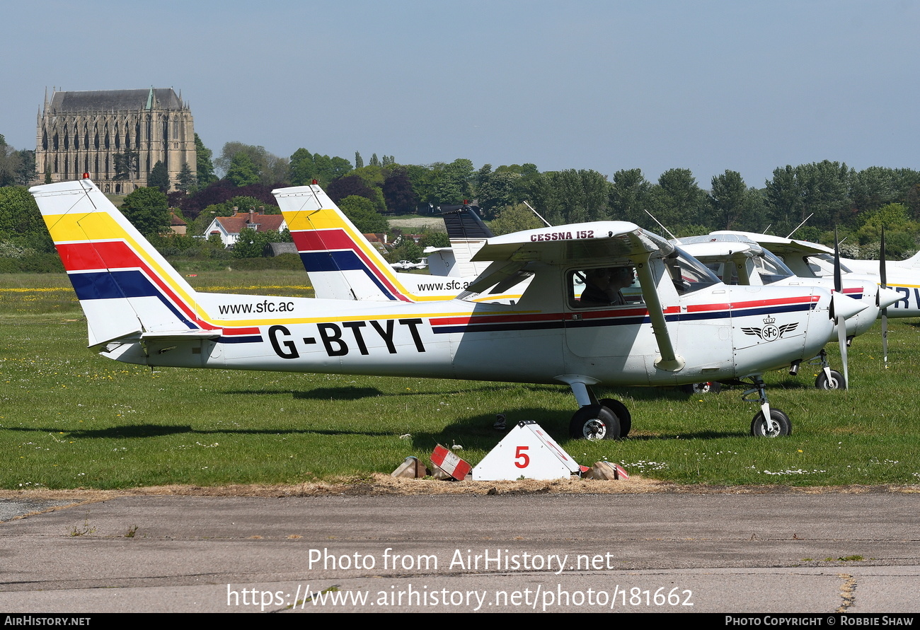 Aircraft Photo of G-BTYT | Cessna 152 | SFC - Sussex Flying Club | AirHistory.net #181662