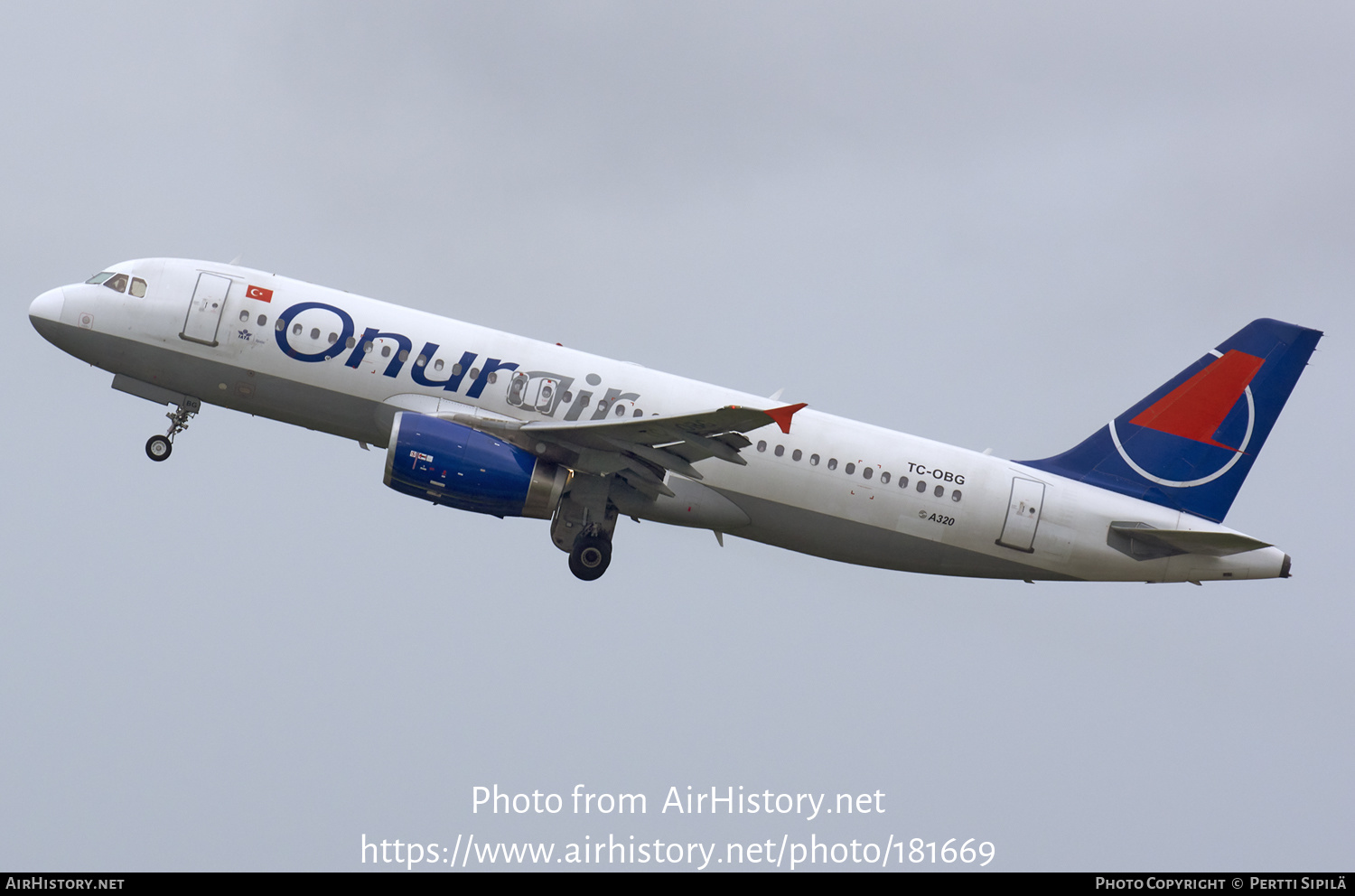 Aircraft Photo of TC-OBG | Airbus A320-233 | Onur Air | AirHistory.net #181669