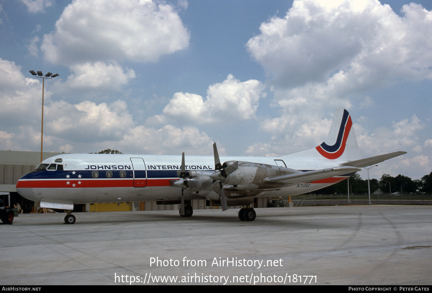 Aircraft Photo of N7136C | Lockheed L-188A Electra | Johnson International Airlines | AirHistory.net #181771