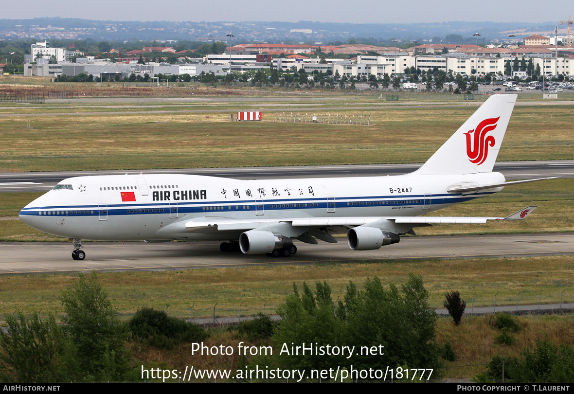 Aircraft Photo of B-2447 | Boeing 747-4J6 | Air China | AirHistory.net #181777