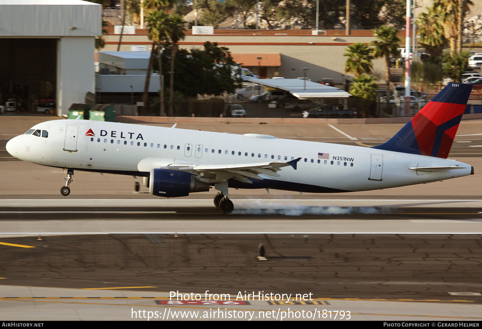 Aircraft Photo of N351NW | Airbus A320-212 | Delta Air Lines | AirHistory.net #181793