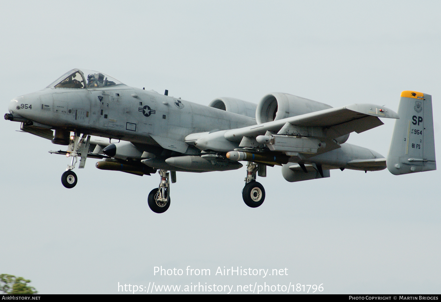 Aircraft Photo of 81-0954 / AF81-954 | Fairchild OA-10A Thunderbolt II | USA - Air Force | AirHistory.net #181796