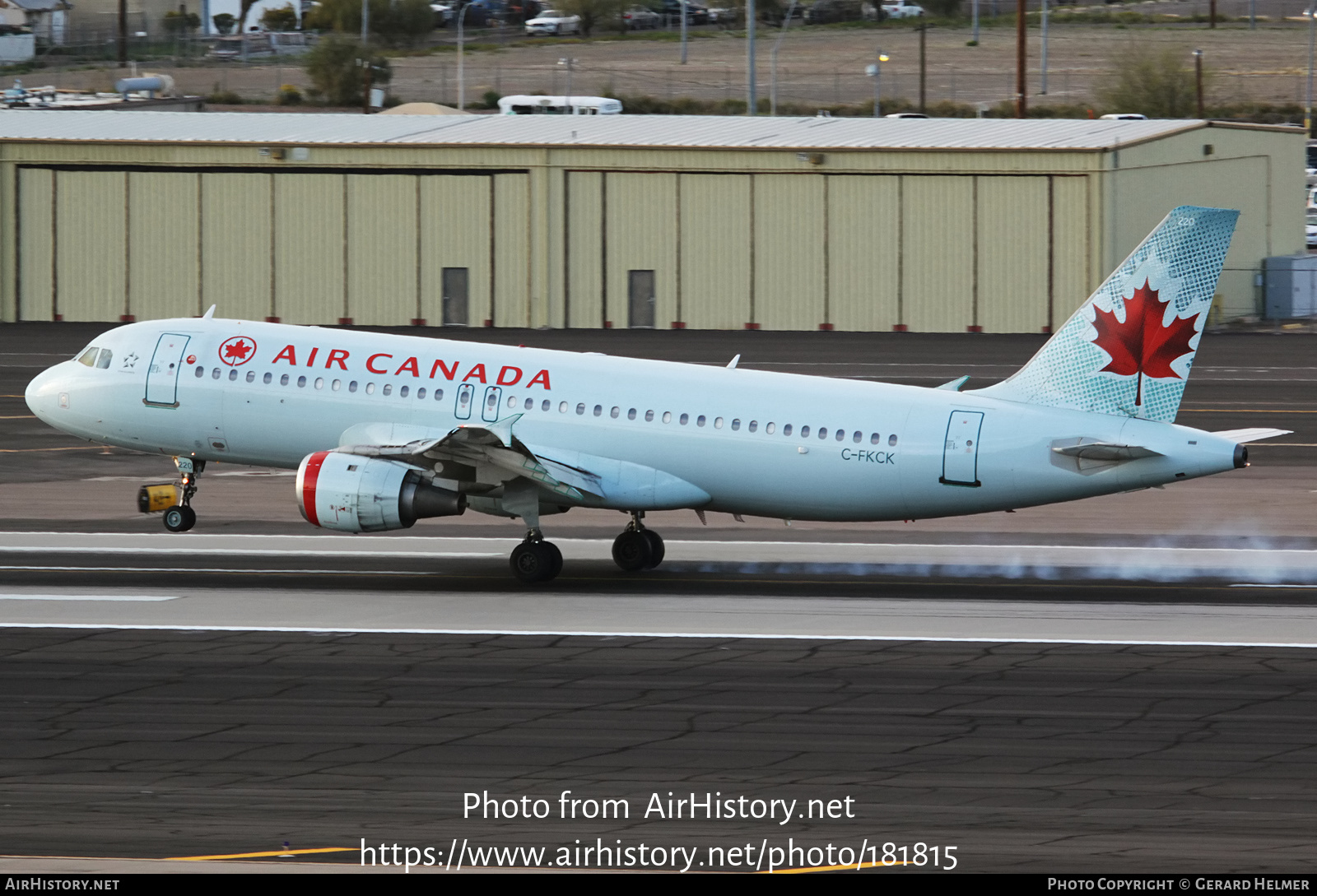 Aircraft Photo of C-FKCK | Airbus A320-211 | Air Canada | AirHistory.net #181815