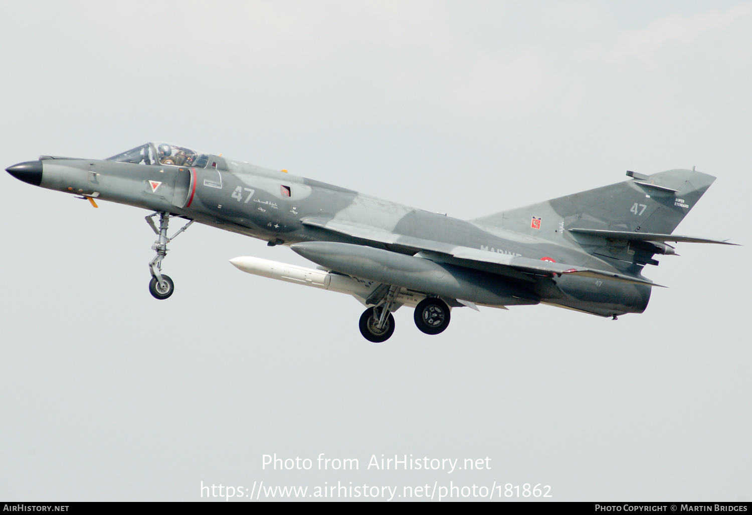 Aircraft Photo of 47 | Dassault Super Etendard Modernisé | France - Navy | AirHistory.net #181862