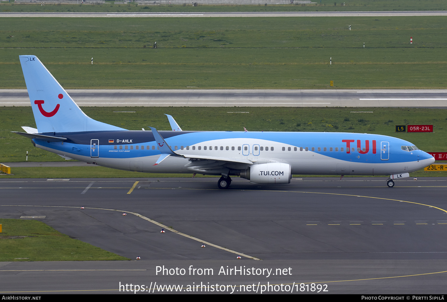 Aircraft Photo of D-AHLK | Boeing 737-8K5 | TUI | AirHistory.net #181892