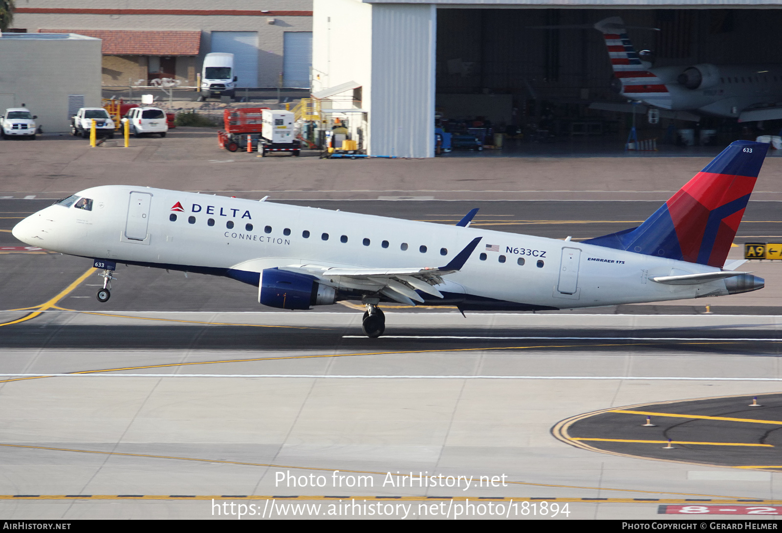 Aircraft Photo of N633CZ | Embraer 175LR (ERJ-170-200LR) | Delta Connection | AirHistory.net #181894