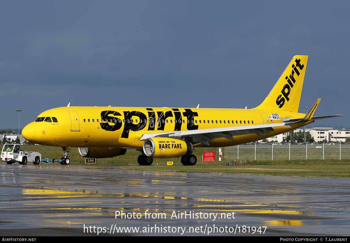 Aircraft Photo of F-WWDV | Airbus A320-232 | Spirit Airlines | AirHistory.net #181947