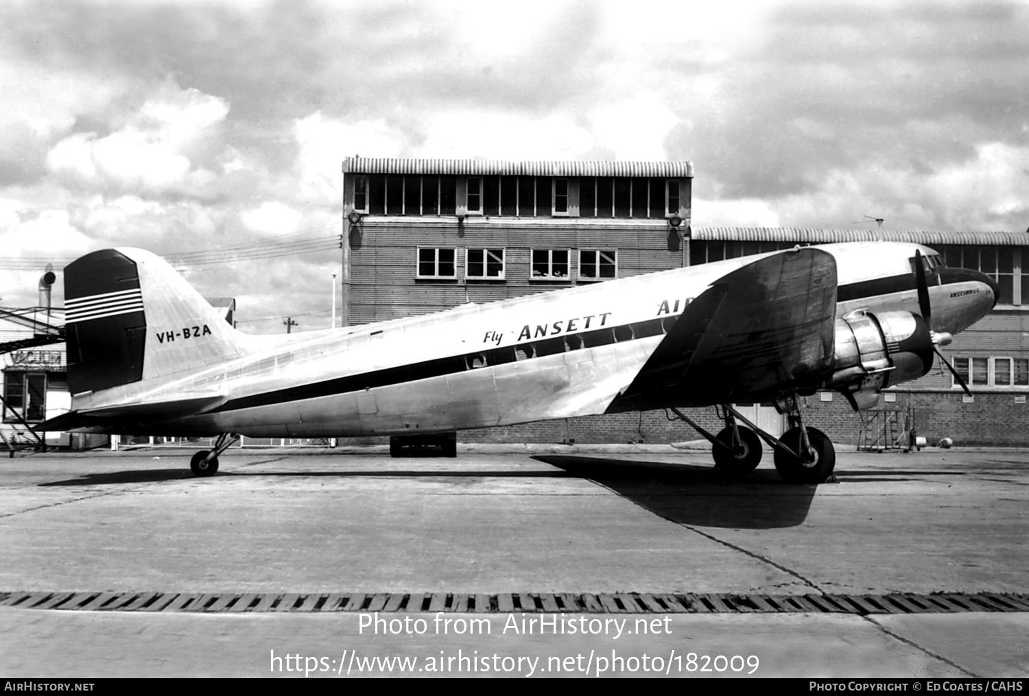 Aircraft Photo of VH-BZA | Douglas C-47 Skytrain | Ansett Airways | AirHistory.net #182009