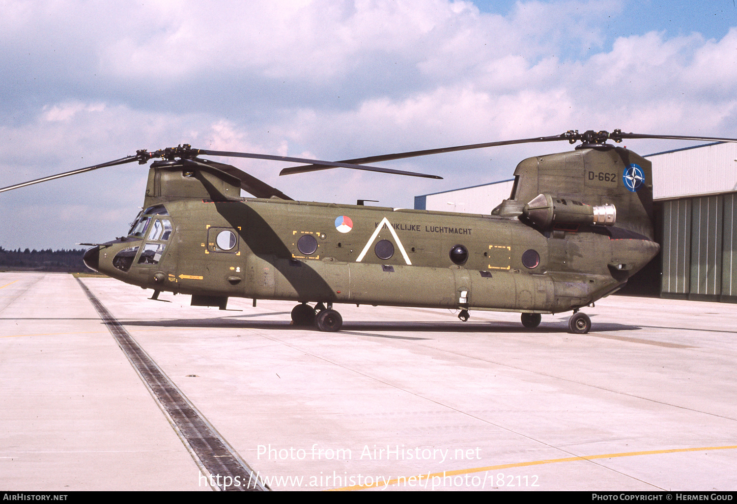 Aircraft Photo of D-662 | Boeing CH-47D Chinook (414) | Netherlands - Air Force | AirHistory.net #182112