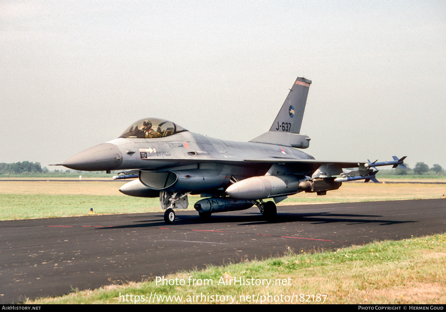 Aircraft Photo of J-637 | General Dynamics F-16AM Fighting Falcon | Netherlands - Air Force | AirHistory.net #182187