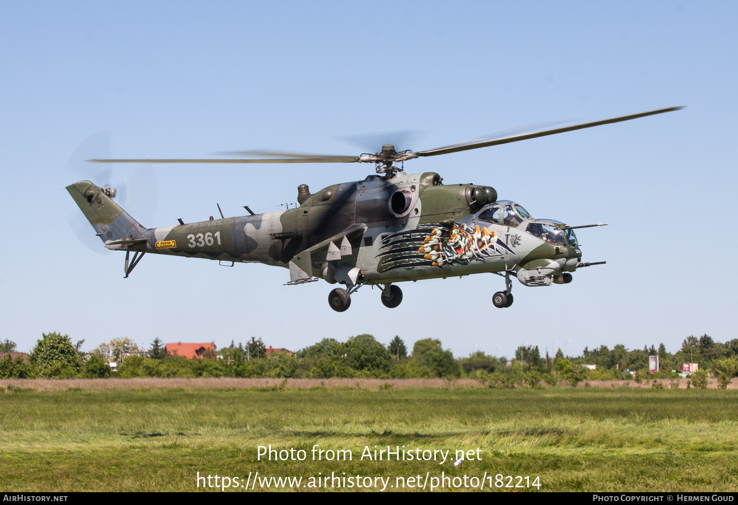 Aircraft Photo of 3361 | Mil Mi-35 | Czechia - Air Force | AirHistory.net #182214