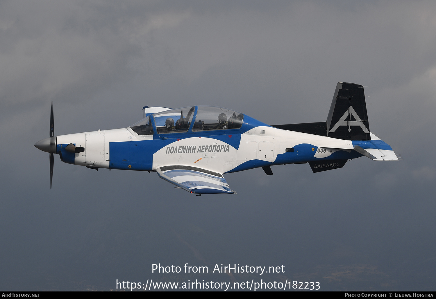 Aircraft Photo of 036 | Raytheon T-6A/NTA Texan II | Greece - Air Force | AirHistory.net #182233