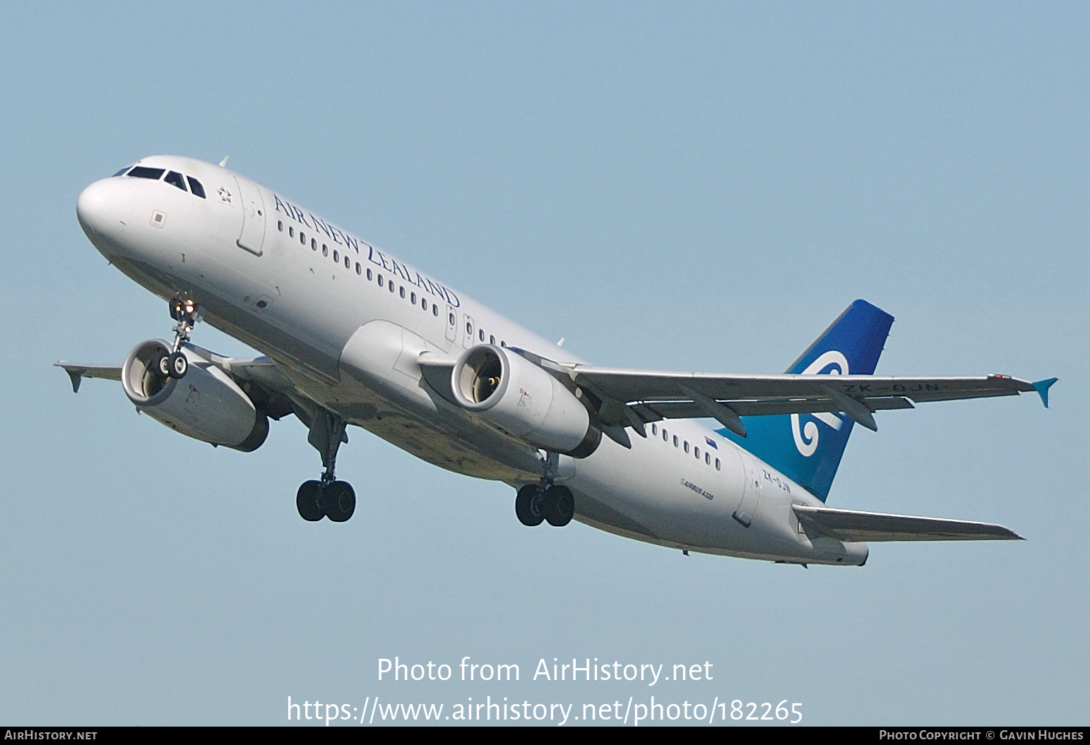 Aircraft Photo of ZK-OJN | Airbus A320-232 | Air New Zealand | AirHistory.net #182265