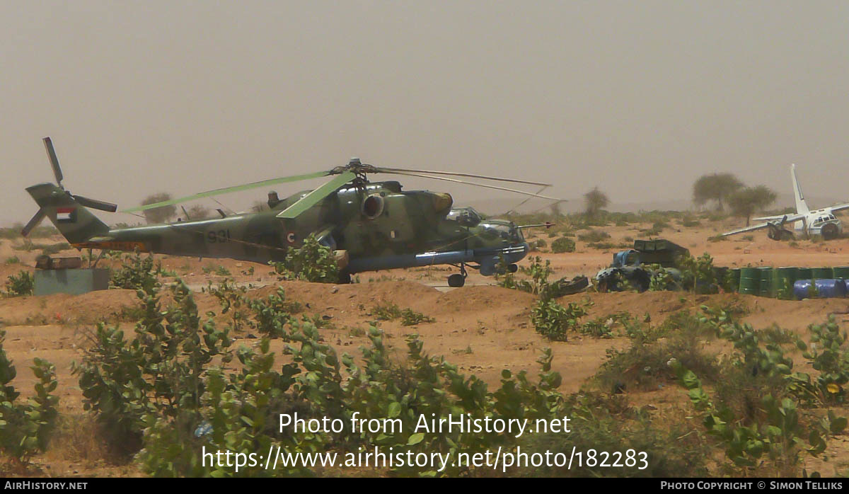 Aircraft Photo of 931 | Mil Mi-24P | Sudan - Air Force | AirHistory.net #182283