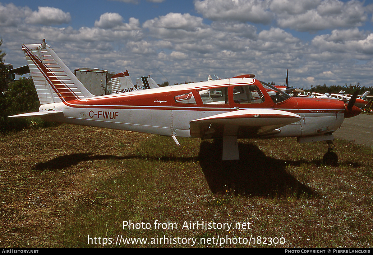 Aircraft Photo of C-FWUF | Piper PA-28R-180 Cherokee Arrow | AirHistory.net #182300