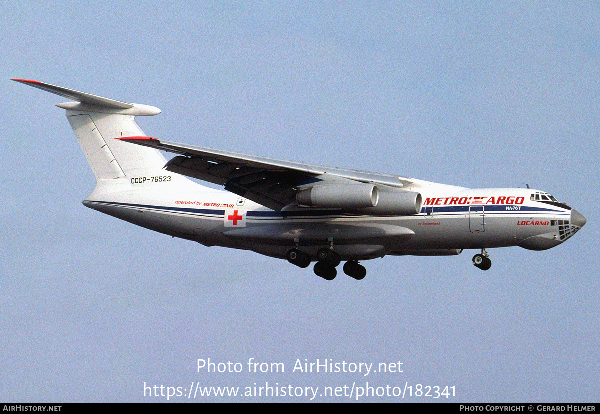 Aircraft Photo of CCCP-76523 | Ilyushin Il-76T | Metro Cargo | AirHistory.net #182341