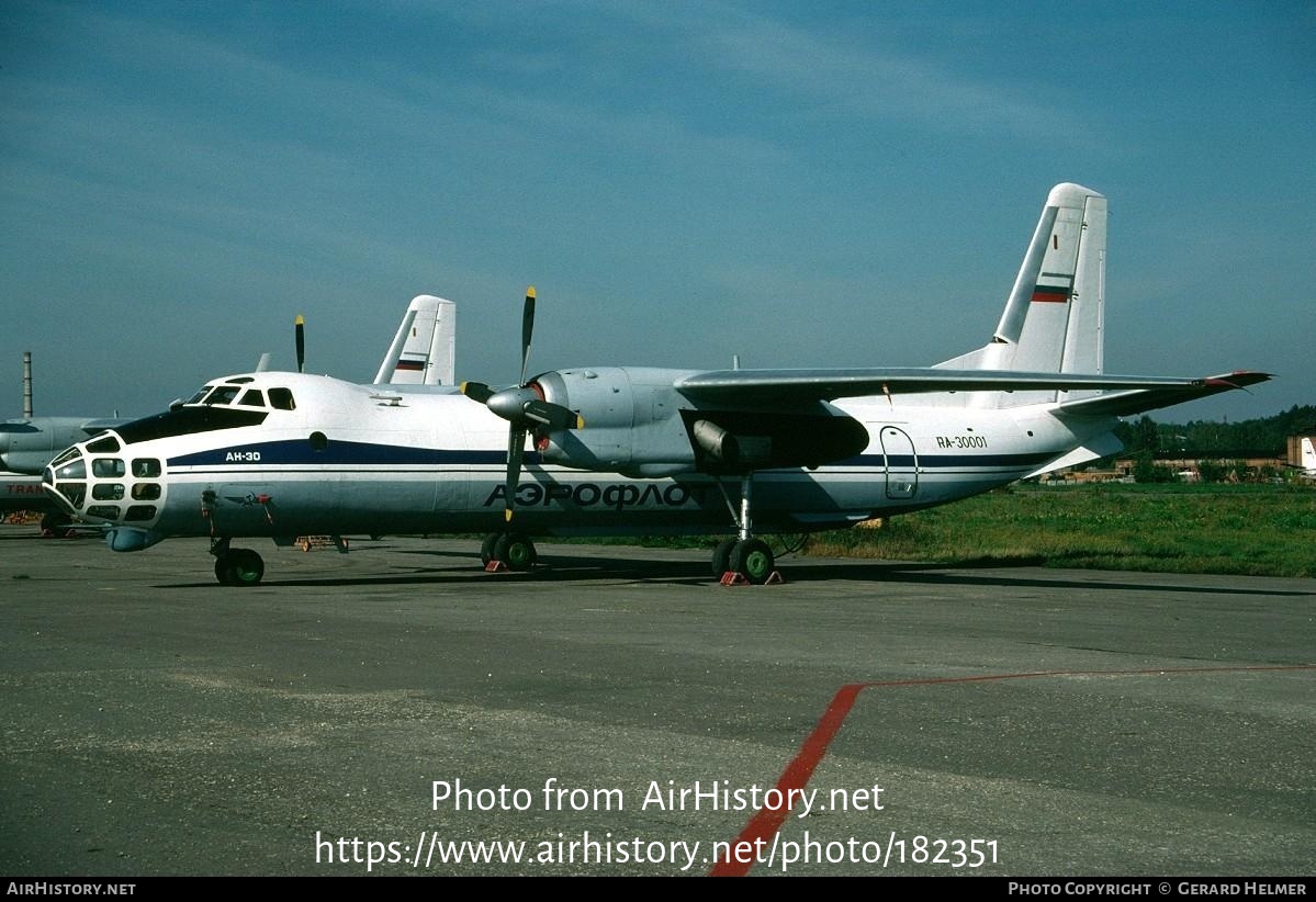 Aircraft Photo of RA-30001 | Antonov An-30 | Aeroflot | AirHistory.net #182351