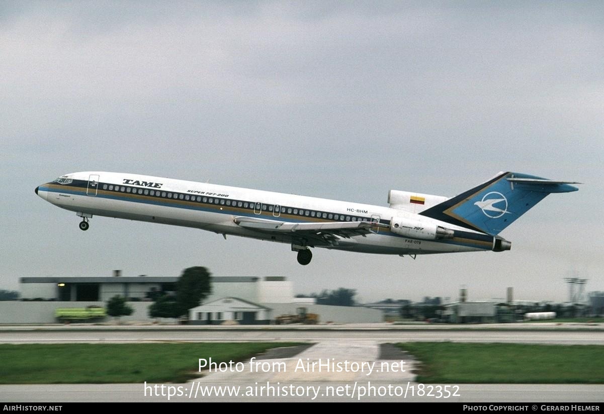 Aircraft Photo of HC-BHM / FAE-078 | Boeing 727-2T3/Adv | TAME - Transportes Aéreos Militares Ecuatorianos | AirHistory.net #182352