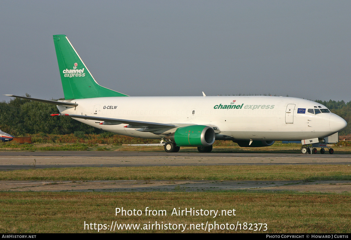 Aircraft Photo of G-CELW | Boeing 737-377(SF) | Channel Express | AirHistory.net #182373