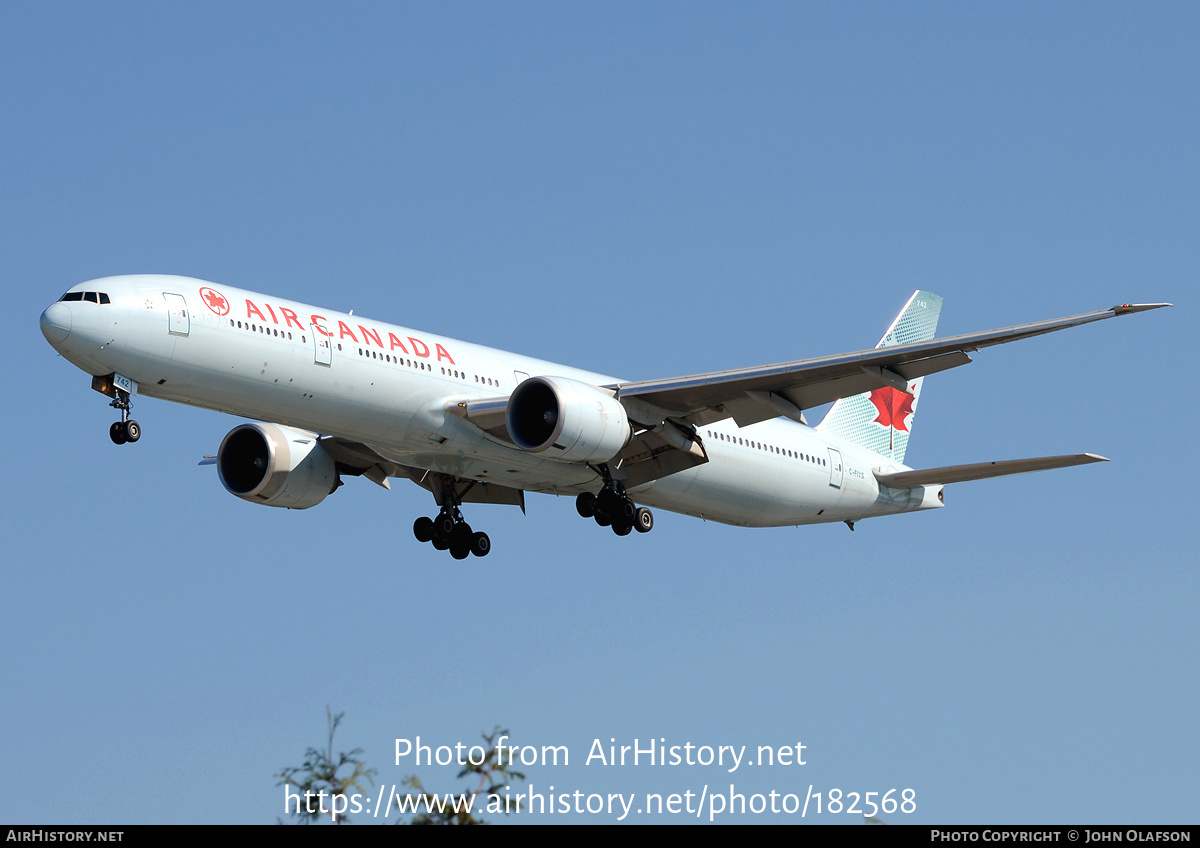 Aircraft Photo of C-FIVS | Boeing 777-333/ER | Air Canada | AirHistory.net #182568