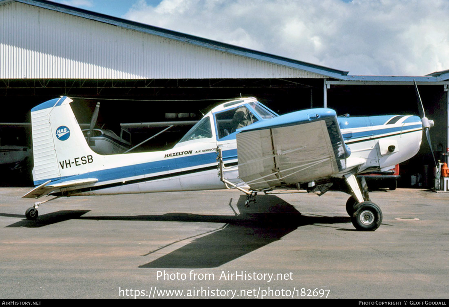 Aircraft Photo of VH-ESB | Cessna A188B AgTruck | Hazelton Air Services - HAS | AirHistory.net #182697