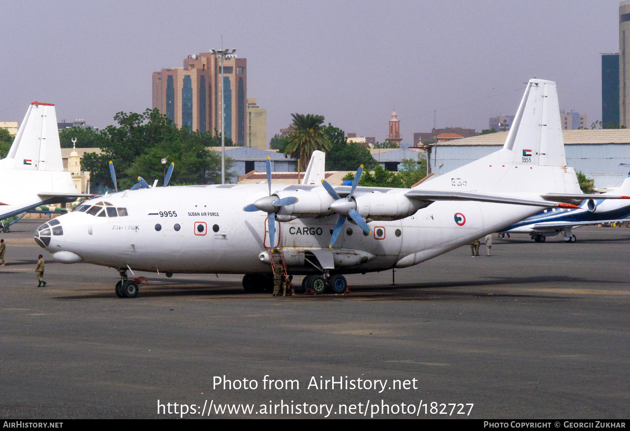 Aircraft Photo of 9955 / ST-AZN | Antonov An-12BK | Sudan - Air Force | AirHistory.net #182727