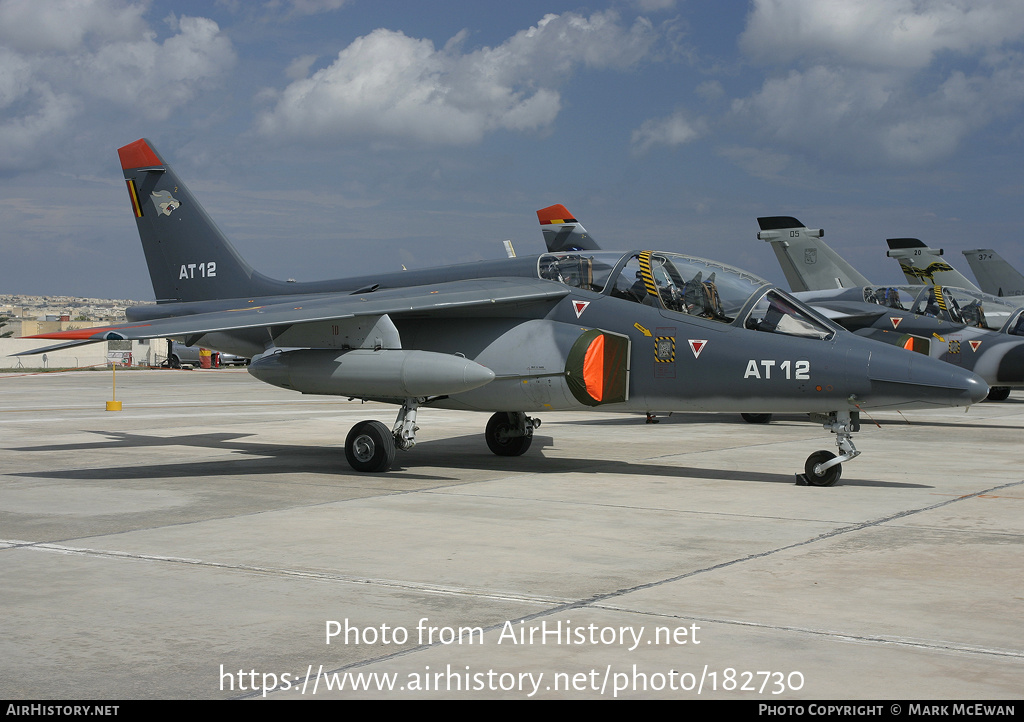 Aircraft Photo of AT12 | Dassault-Dornier Alpha Jet 1B | Belgium - Air Force | AirHistory.net #182730