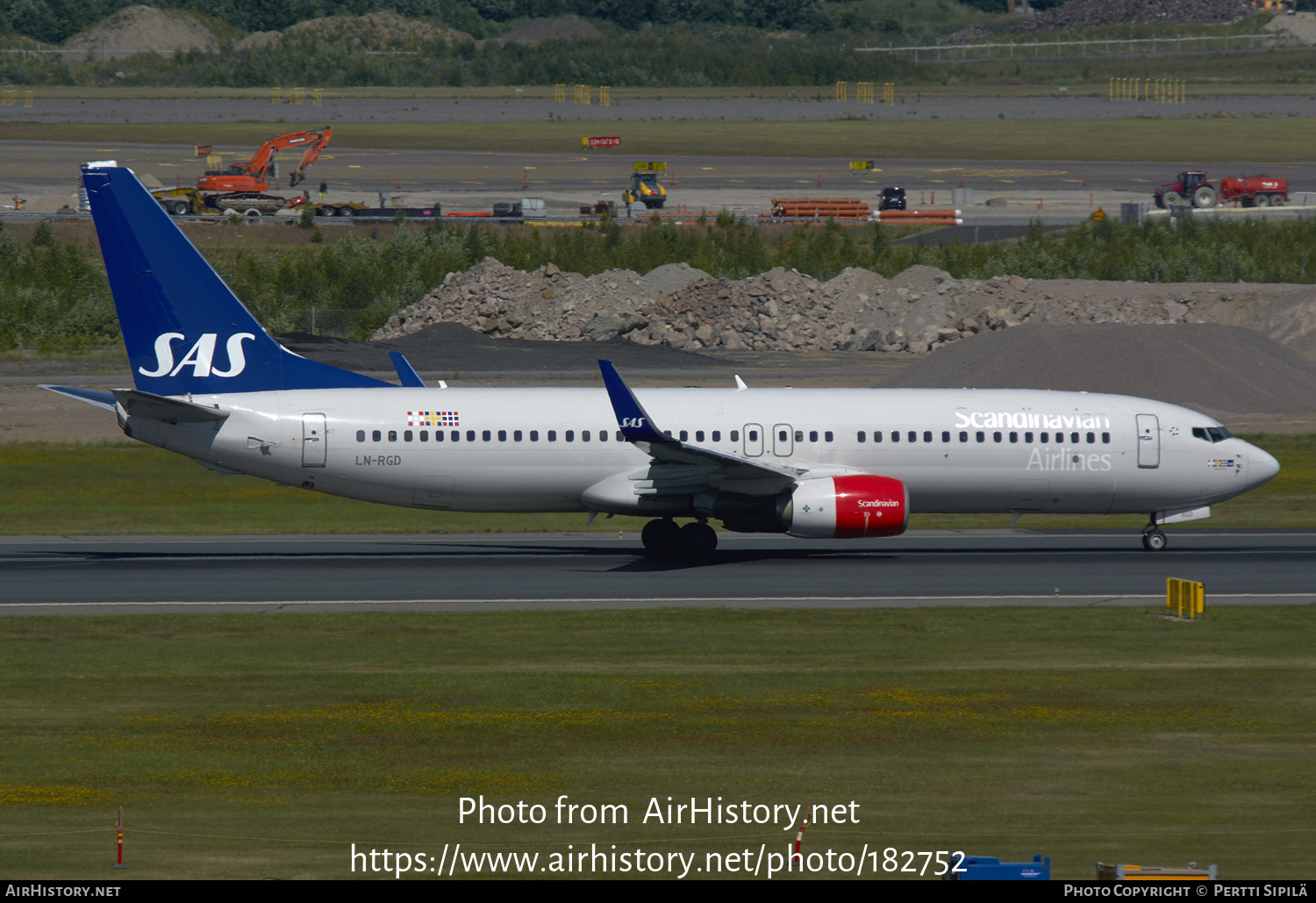 Aircraft Photo of LN-RGD | Boeing 737-86N | AirHistory.net #182752