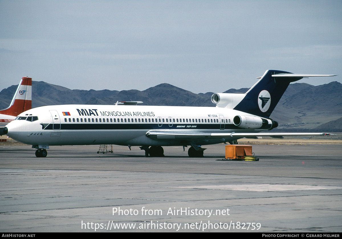 Aircraft Photo of MT-1054 | Boeing 727-281 | MIAT Mongolian Airlines | AirHistory.net #182759