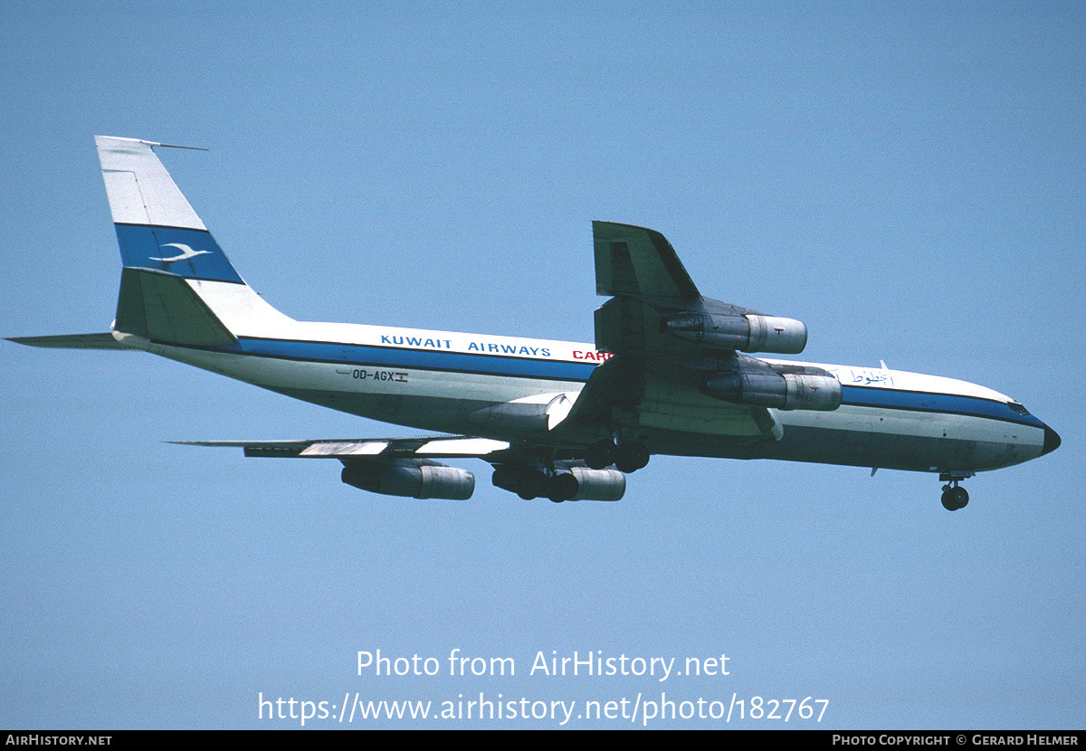 Aircraft Photo of OD-AGX | Boeing 707-327C | Kuwait Airways Cargo | AirHistory.net #182767