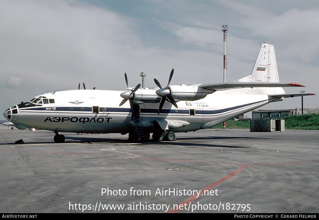 Aircraft Photo of RA-11122 | Antonov An-12B | Aeroflot | AirHistory.net #182795