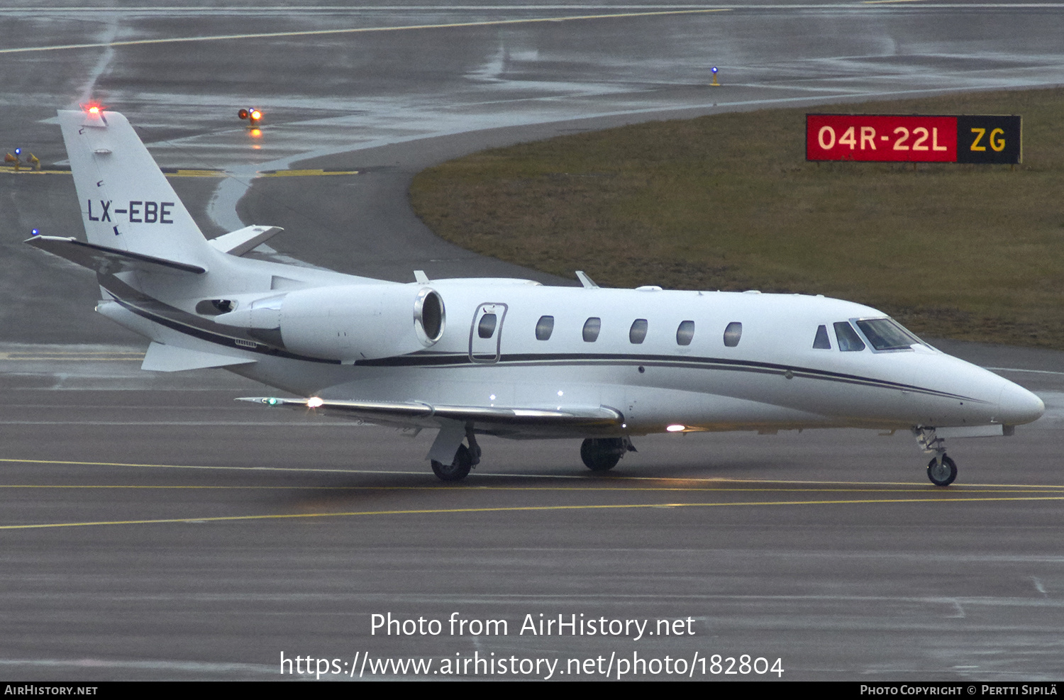 Aircraft Photo of LX-EBE | Cessna 560XL Citation XLS+ | AirHistory.net #182804