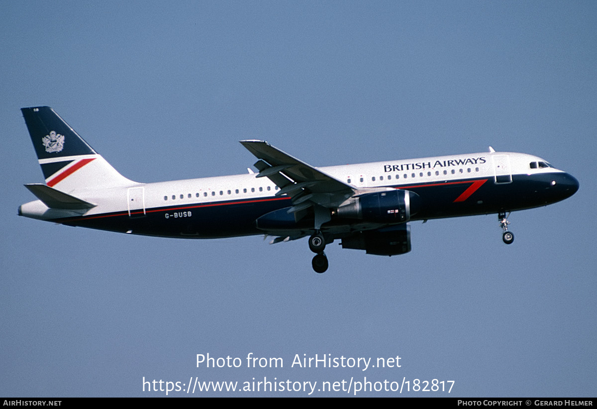 Aircraft Photo of G-BUSB | Airbus A320-111 | British Airways | AirHistory.net #182817